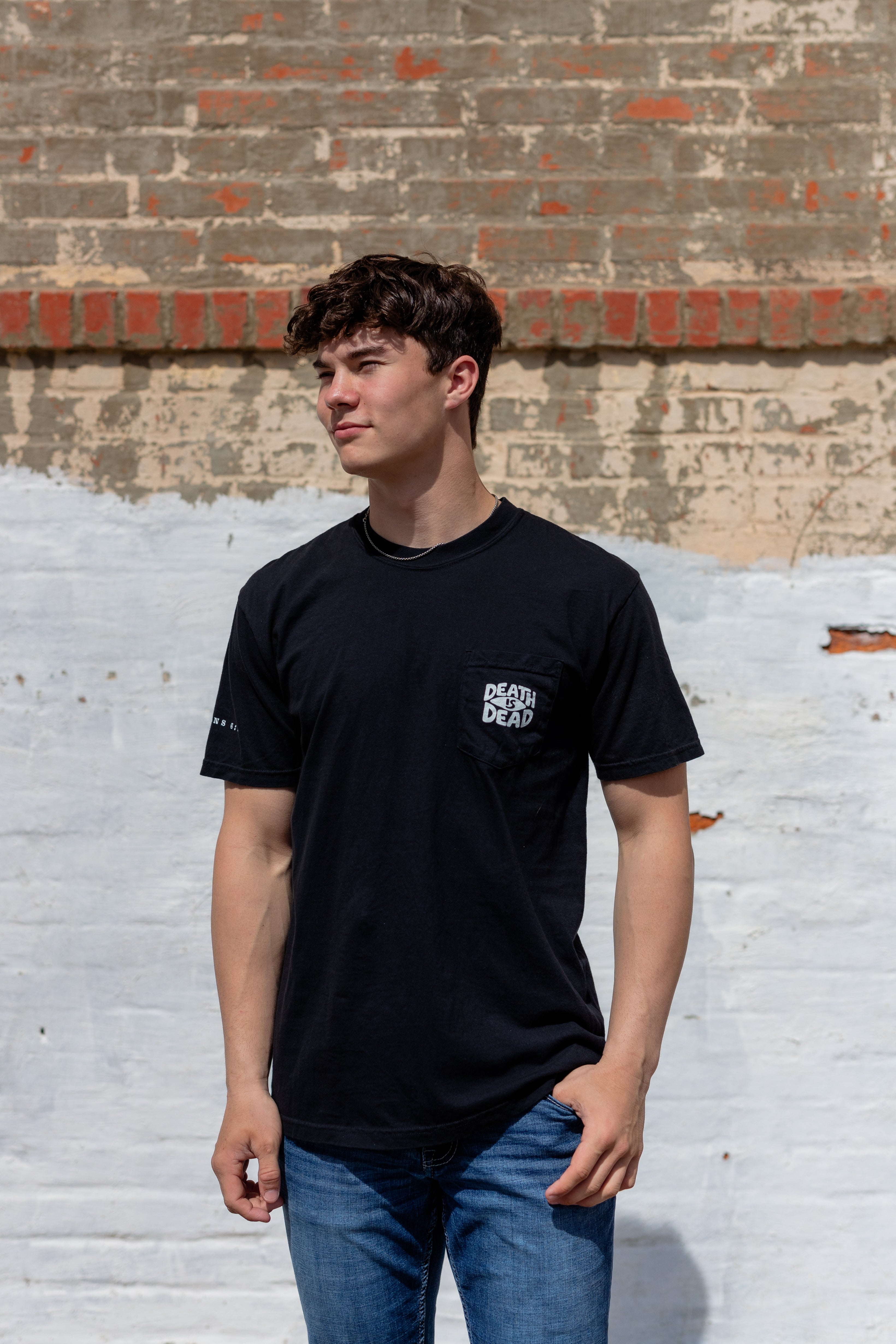 Death is Dead Christian Pocket Tee