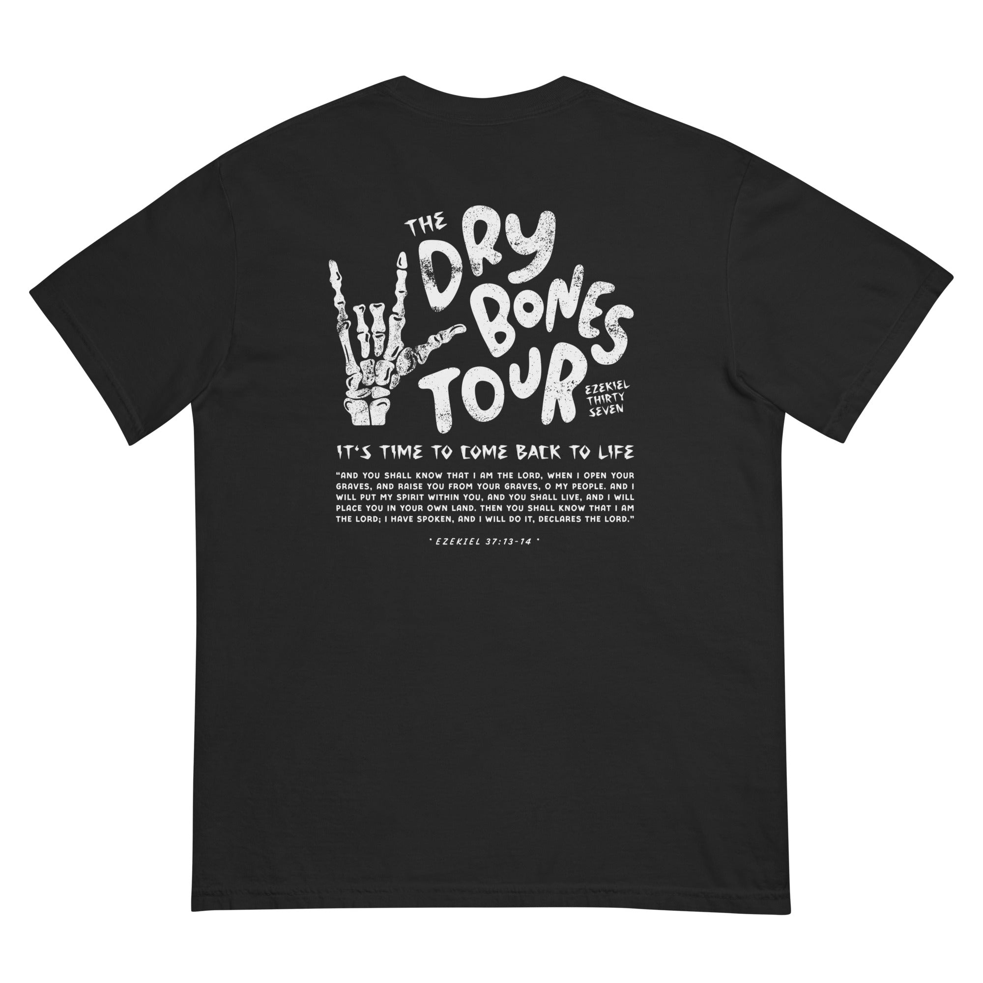 Dry Bones Tour Tee - Christian Shirts Shop