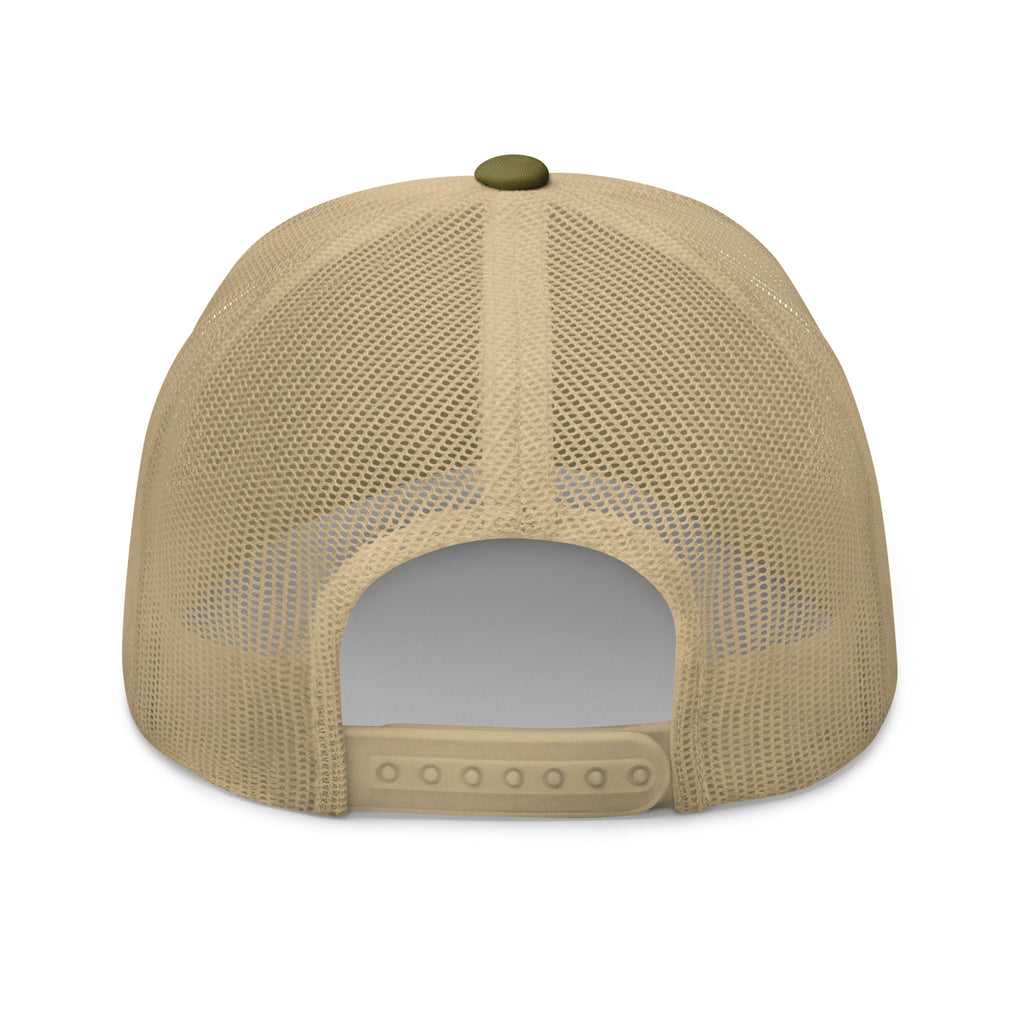 Religious Hat from Faith based Christian company, Christian Shirts Shop.
Graphic: Sundays Hit Different
Color: Moss and Khaki