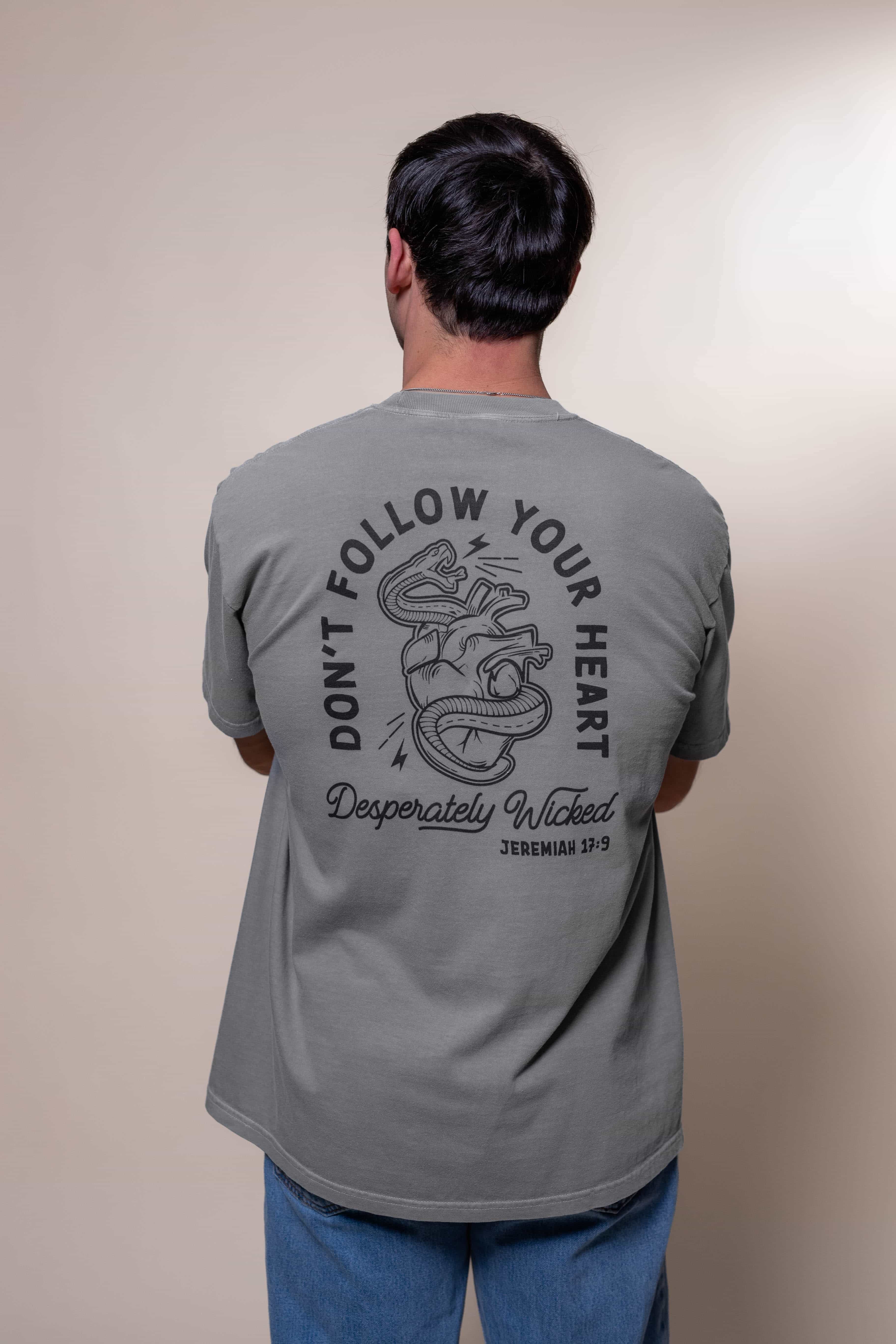 T-shirt from Faith based Christian company, Christian Shirts Shop. 
Graphic: His Goodness Gracious back image Psalm 23:6
Color: Grey
Brand: Comfort Colors