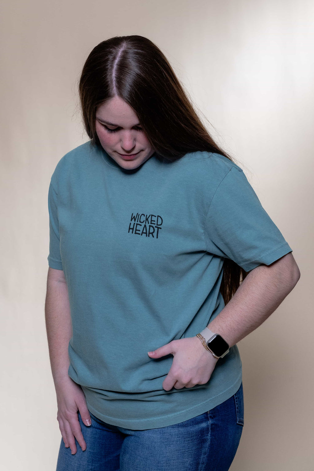 Religious Sweatshirt from Faith based Christian company, Christian Shirts Shop.
Graphic: Wicked Heart don't follow your heart Jeremiah 17:9
Color: Ice Blue
Brand: Comfort Colors